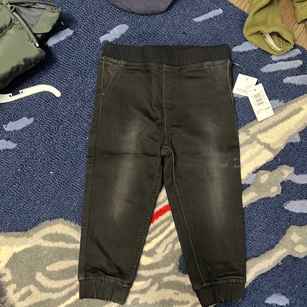 Brand new black jeans in size 24 months Sears